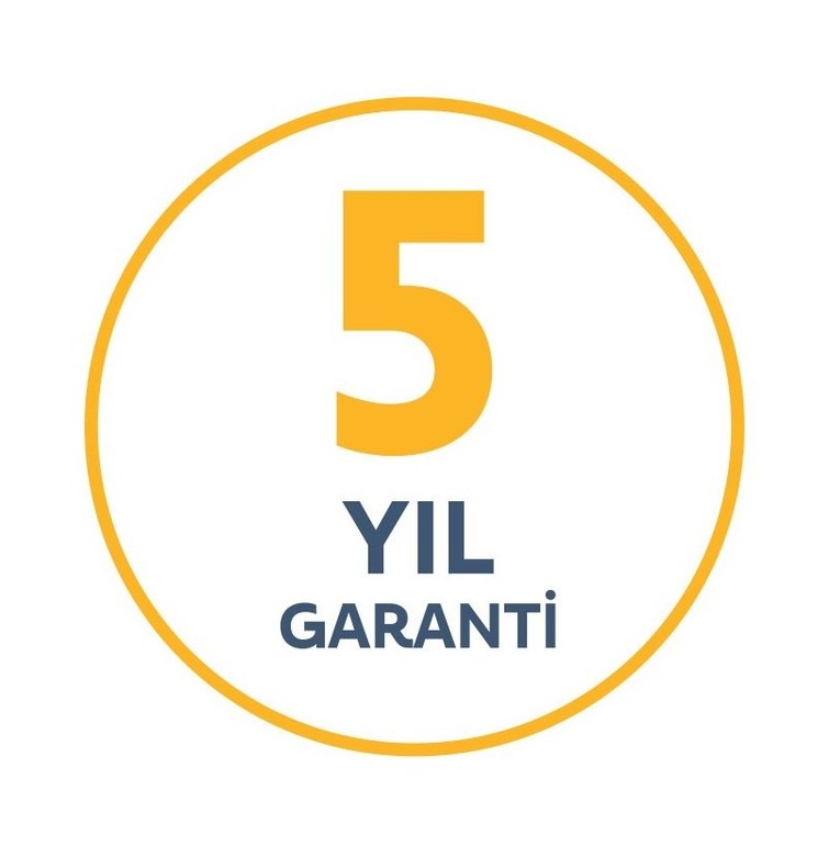5 yıl garanti